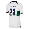 Maillot de Supporter Portugal Joao Felix 23 Extérieur Coupe du Monde 2022 Pour Homme